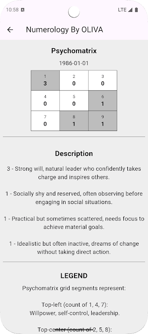 Numerology Screenshot 2