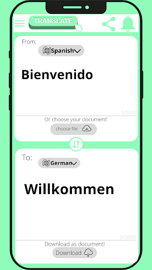 German - Spanish Translator Screenshot 3