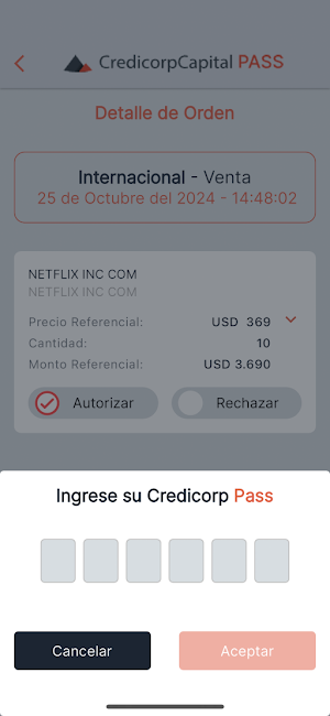 Credicorp Capital Pass Screenshot 2
