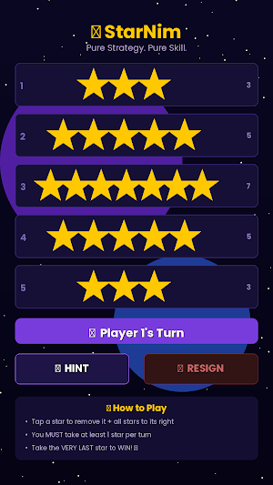 Star Nim Strategy Duel Screenshot 2