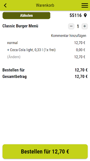 Burgerladen Screenshot 1