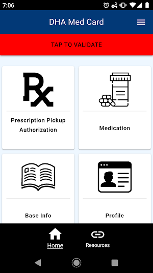 DHA MedCard Screenshot 0