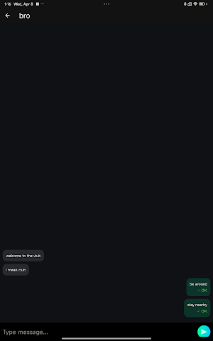 Mesh Bleps - Offline Messaging Screenshot 2
