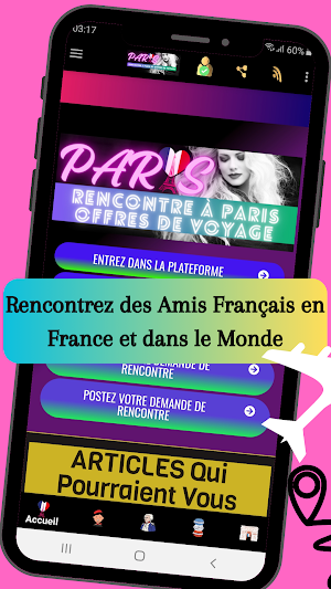 Paris Voyage, rencontre offres Screenshot 0
