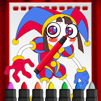 Pomni Digital Circus Coloring