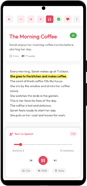 Daily Reads Screenshot 1