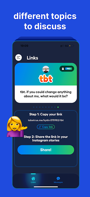 tbt: get anonymous questions Screenshot 3