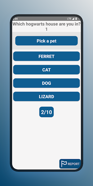 Hogwarts House Quiz Screenshot 3