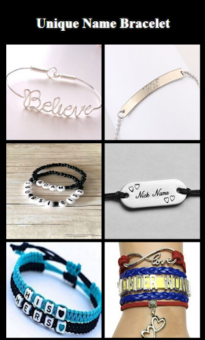 Unique Name Bracelet Screenshot 2
