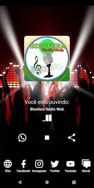 Biosfera Rádio Web Screenshot 1