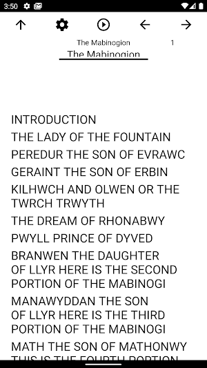Book, The Mabinogion Screenshot 0