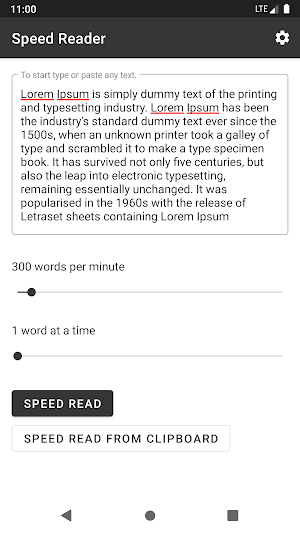 Speed Reader - Read faster with speed reading Screenshot 1