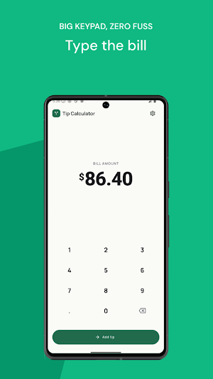 Tip Calculator & Bill Split Screenshot 2