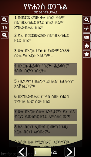Amharic Holy Bible Screenshot 3