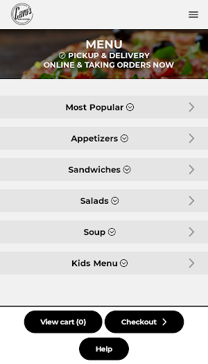 Cavo's Bar & Kitchen Screenshot 1