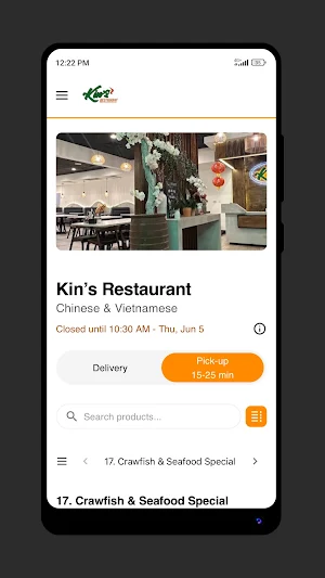 Kin's Restaurant Screenshot 1