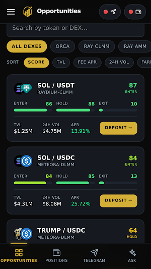 WealthVille: DeFi Yield Vaults Screenshot 0