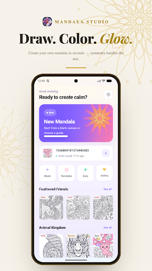 Mandala Studio: Draw & Color Screenshot 0