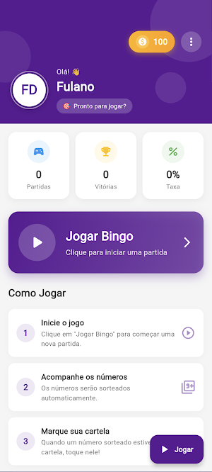 Sorte no Bingo Screenshot 0