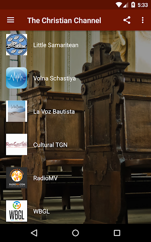 The Christian Channel - Live Hymns Radios Screenshot 1
