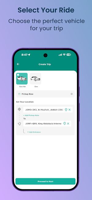 Waslni - Book Your Ride Easily Screenshot 2
