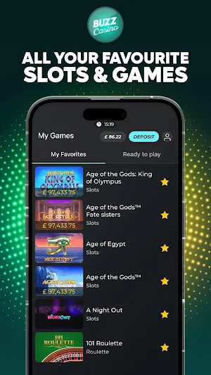 Buzz Casino - Slots & Games Screenshot 1