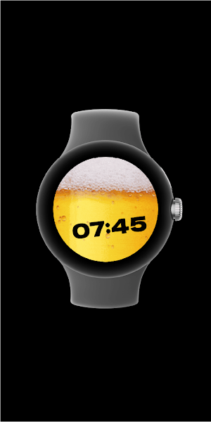 Beer Motion Watch Face Screenshot 2
