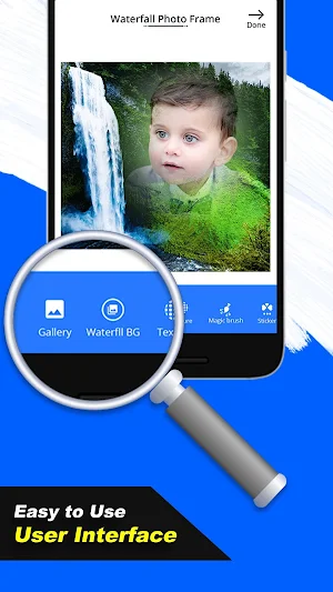 Waterfall Photo Frame Screenshot 3