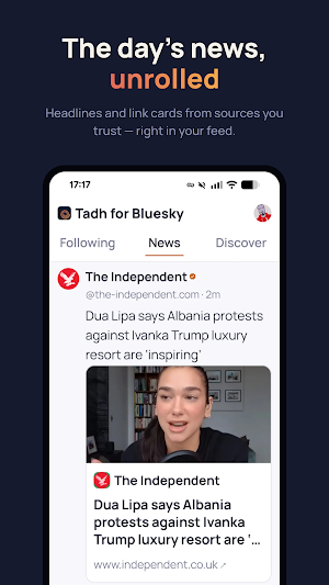 Tadh: Native Bluesky Client Screenshot 2