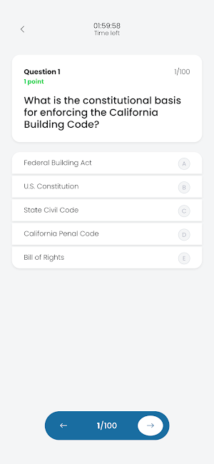 NCIDQ IDEX Practice Test Screenshot 1