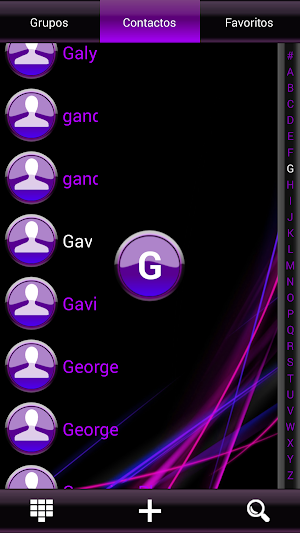 THEME AERO PURPLE FOR EXDIALER Screenshot 1