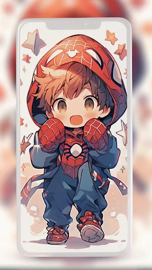 Chibi Kawaii Anime Wallpaper Screenshot 2