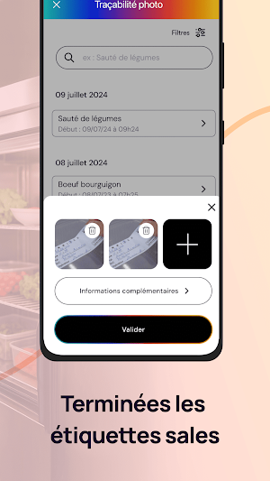 HACCP-Facile - Traçabilité PMS Screenshot 3