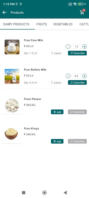 GroceryBaba – Milk & Grocery Screenshot 2