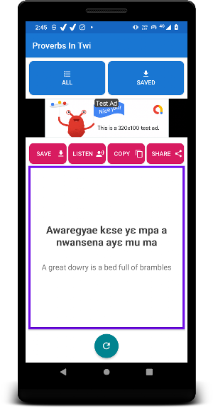 Proverbs In Twi Screenshot 0