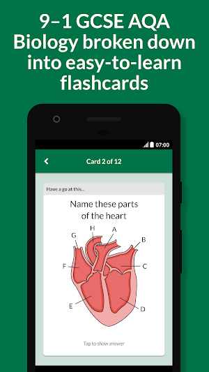 Key Cards GCSE AQA Biology Screenshot 0