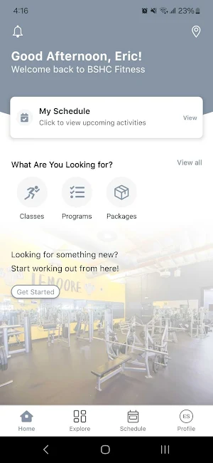 BSHC Fitness Screenshot 1