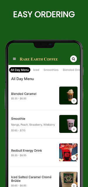 Rare Earth Coffee Screenshot 3