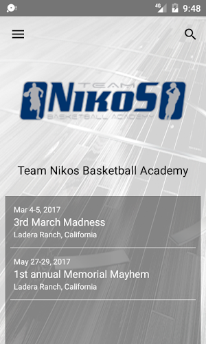 Team Nikos Basketball Academy Screenshot 0