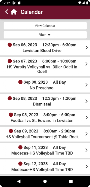 Lewiston Consolidated Schools Screenshot 1