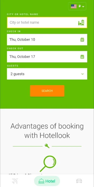 Hotel Flight Car booking Screenshot 0