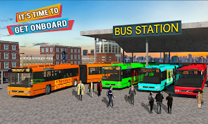 Smart Coach Bus Driving School Test: Metro City 18 Screenshot 1