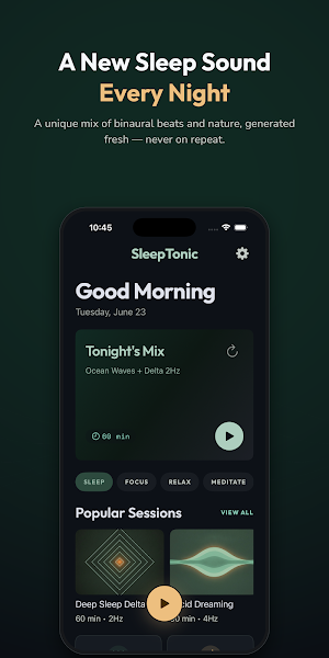 SleepTonic: Binaural Beats Screenshot 1