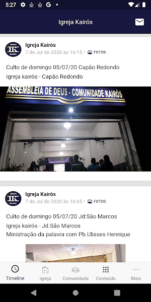 Assembléia de Deus Comunidade Kairós Screenshot 1