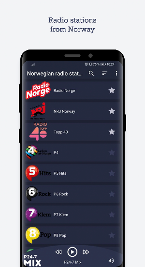 Norwegian radio stations Screenshot 0