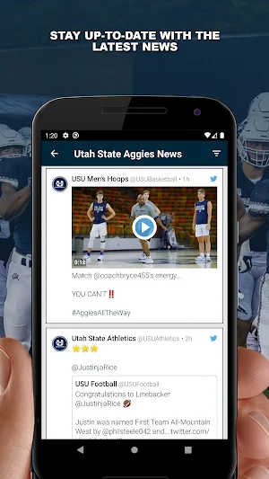 Utah State Athletics Screenshot 3