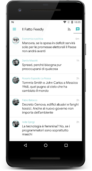 Il Fatto Feedly Screenshot 1