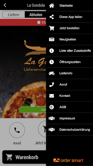 La Gondola Lieferservice Screenshot 2