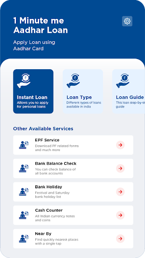 1 Minute me Aadhar Loan Guide Screenshot 1
