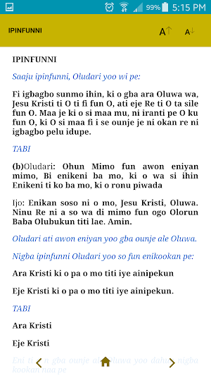 Yoruba Liturgy (Church of Nigeria, Anglican Comm) Screenshot 2